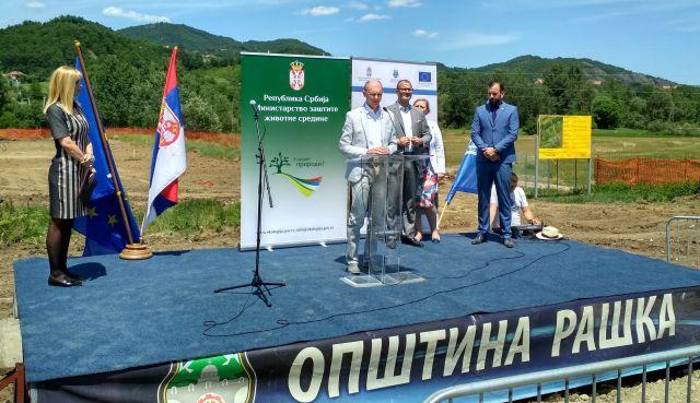 Počinju radovi na postrojenju za prečišćavanje otpadnih voda za naselje Raška