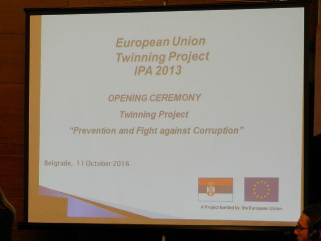 Kick-off event of the Twinning project “Prevention and Fight against Corruption”